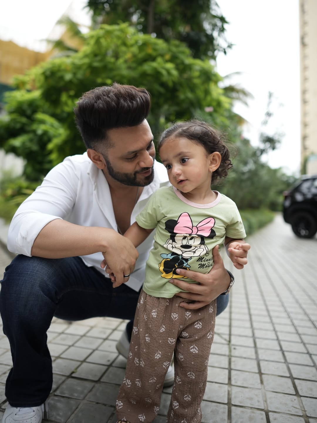 Rahul Vaidya Disha Parmar Daughter Navya Birthday