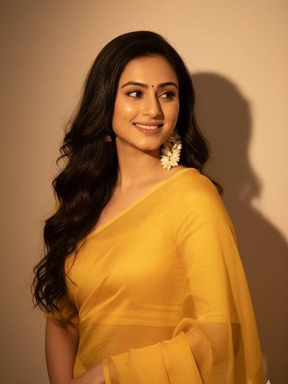 Reshma Shinde Google Gemini Saree Look