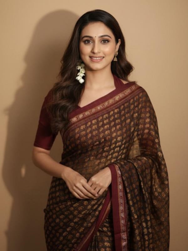 Reshma Shinde Google Gemini Saree Look