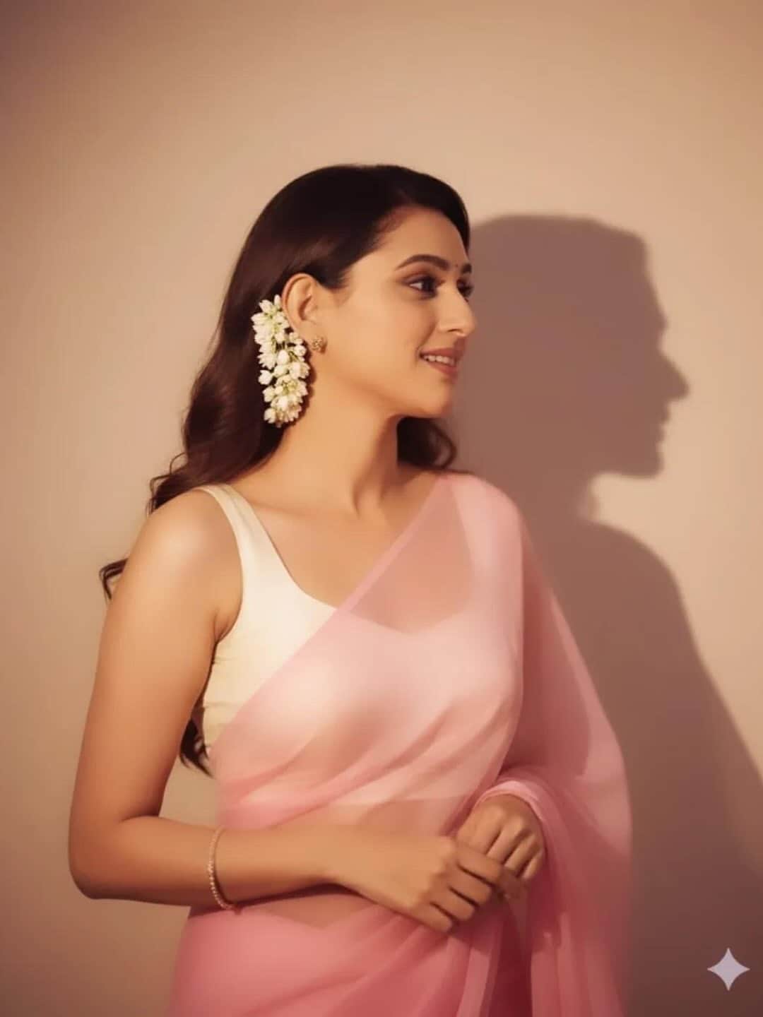 Reshma Shinde Google Gemini Saree Look