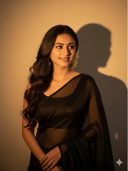 Reshma Shinde Google Gemini Saree Look