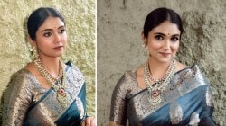 Photos: गणेशोत्सवानिमित्त रिंकू राजगुरूचा सिल्क साडीतील सुंदर लूक चर्चेत