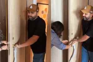 Rohit sharma Ritika Sajdeh Viral Video as He shares BTS of Ad Shoot