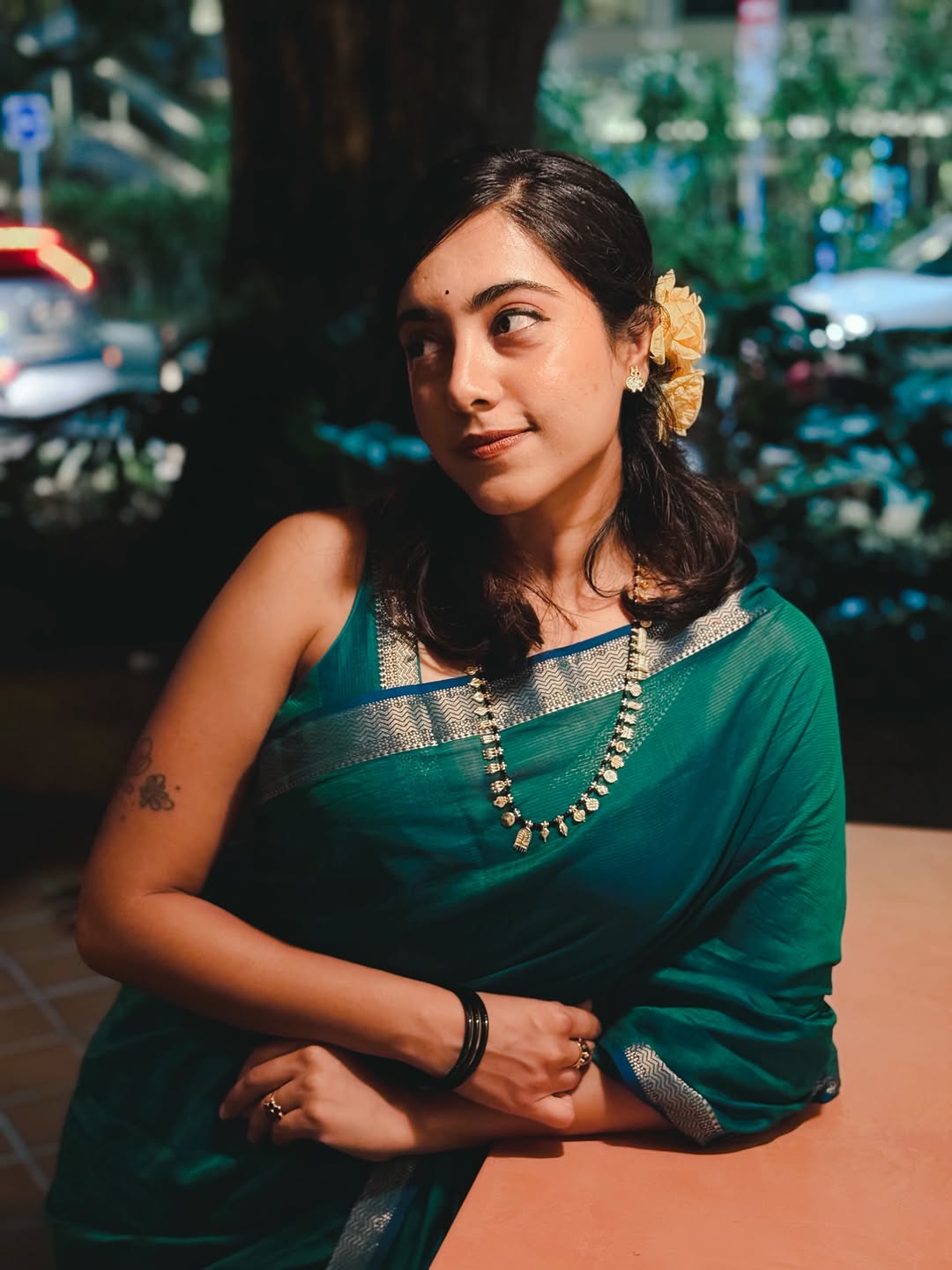 Sakhi Gokhale Saree Look