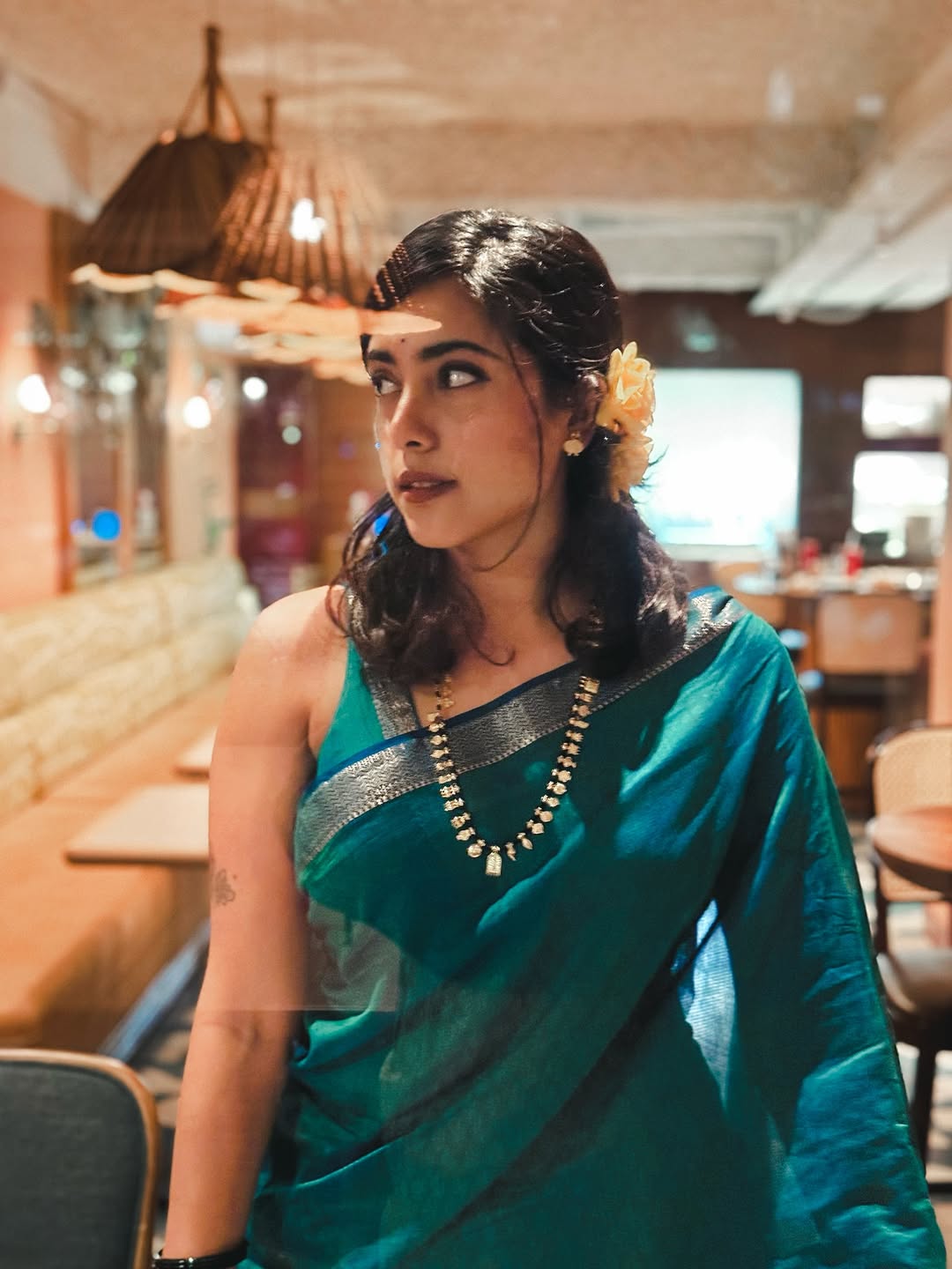 Sakhi Gokhale Saree Look