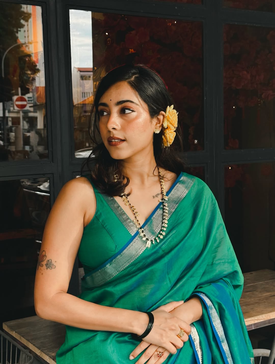 Sakhi Gokhale Saree Look