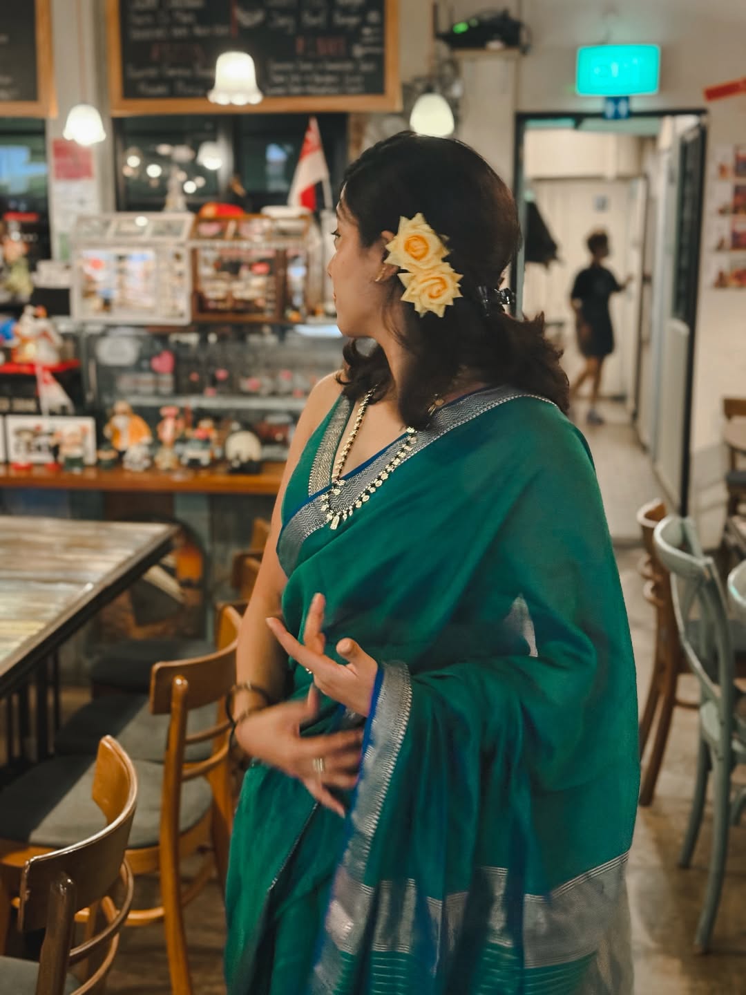 Sakhi Gokhale Saree Look