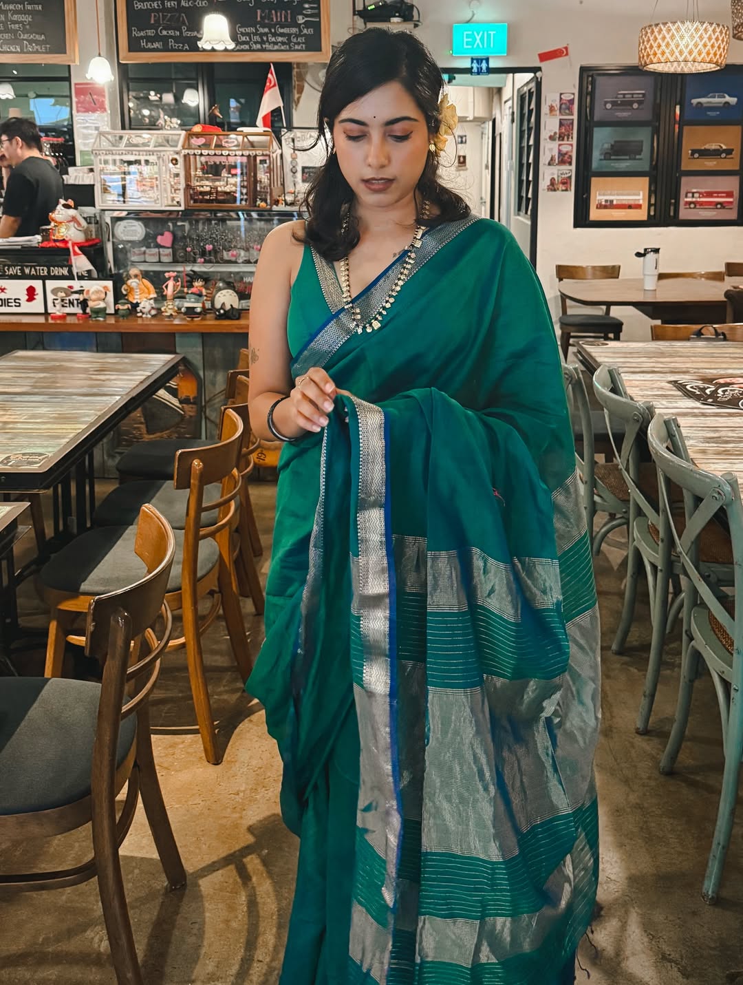 Sakhi Gokhale Saree Look