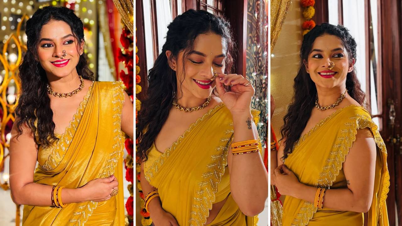 Sakshee gandhi beautiful look wearing nose ring