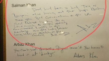 Salman Khan autograph signature goes viral social media trolling mumbai Salman Khan autograph signature goes viral social media trolling mumbai