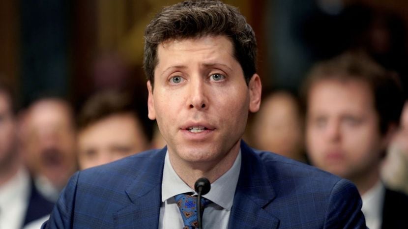 Sam Altman speaking about AI replacing human jobs in customer support and programming