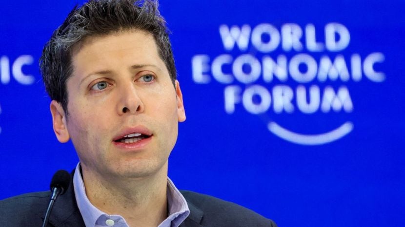 Sam Altman speaking about AI replacing human jobs in customer support and programming