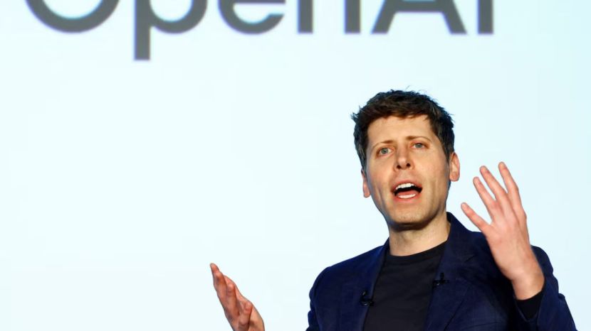 Sam Altman speaking about AI replacing human jobs in customer support and programming