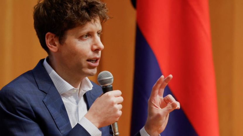 Sam Altman speaking about AI replacing human jobs in customer support and programming