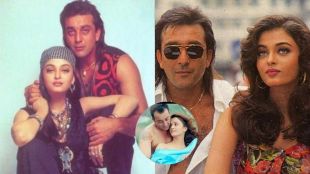 Sanjay Dutt and Aishwarya Rai Bachchan