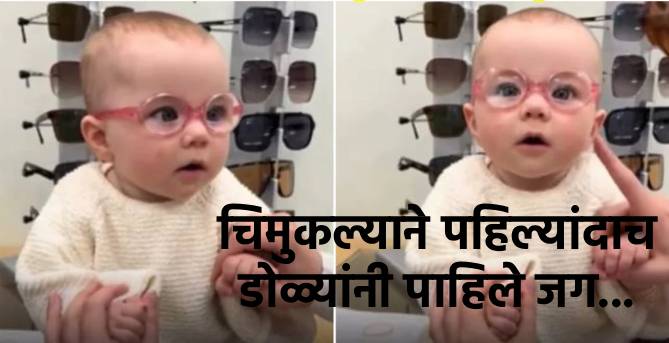 गोंडस मुलाची प्रतिक्रिया पहा viral video