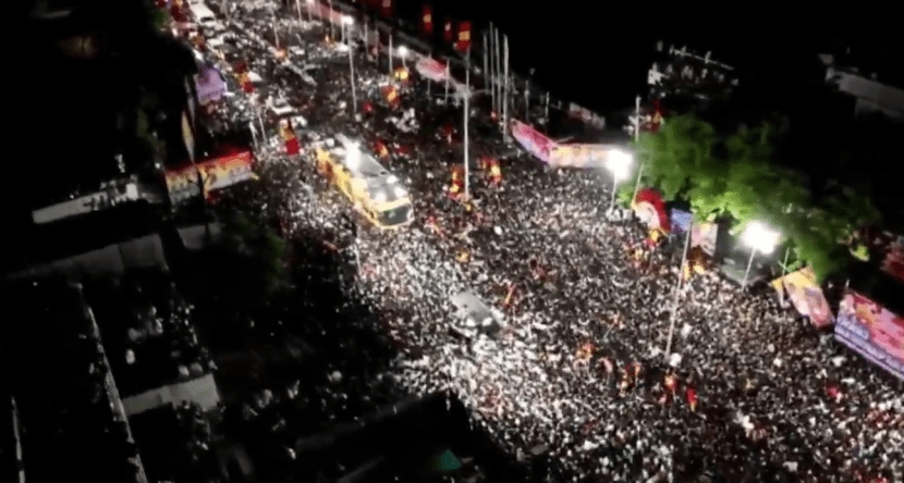 Crowd stampede at Vijay’s political rally in Karur kills many people including children