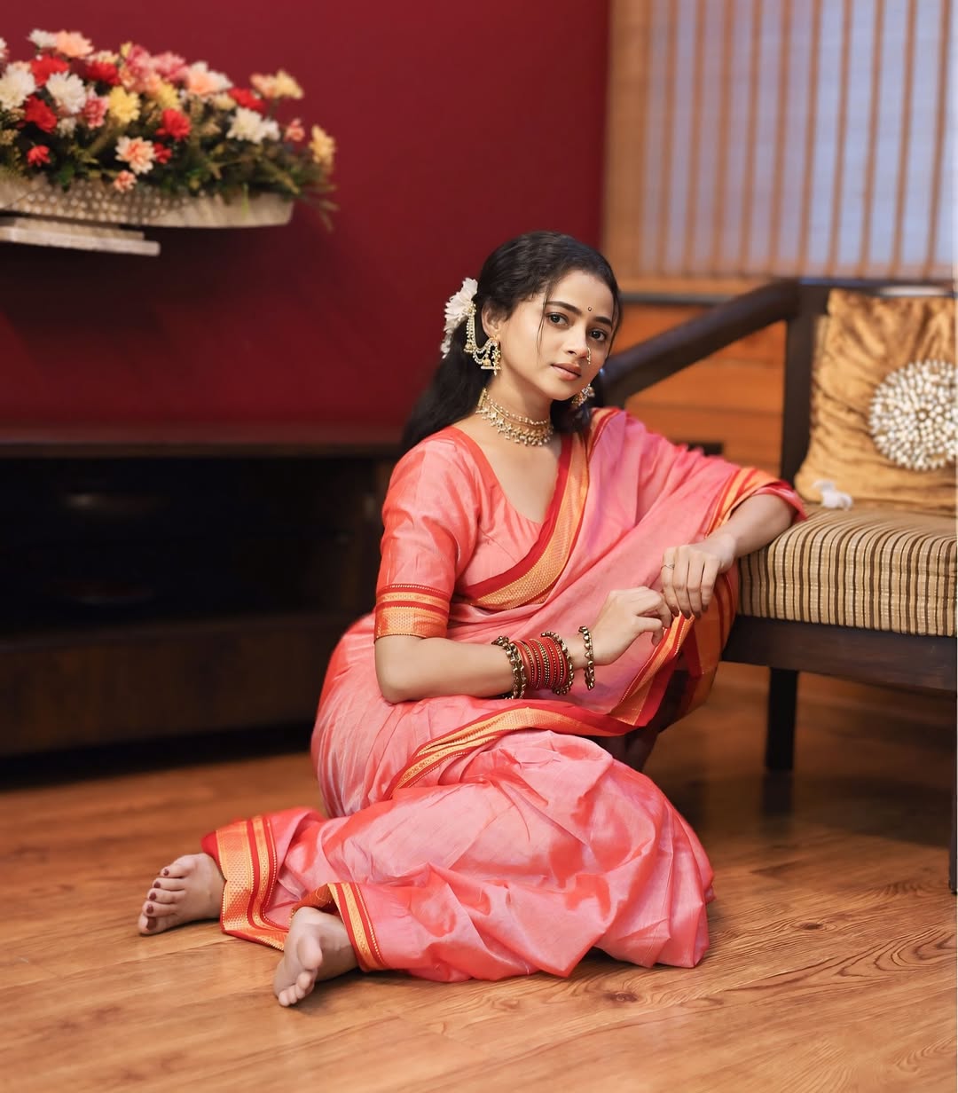 Shivali Parab Irkal Saree Photoshoot
