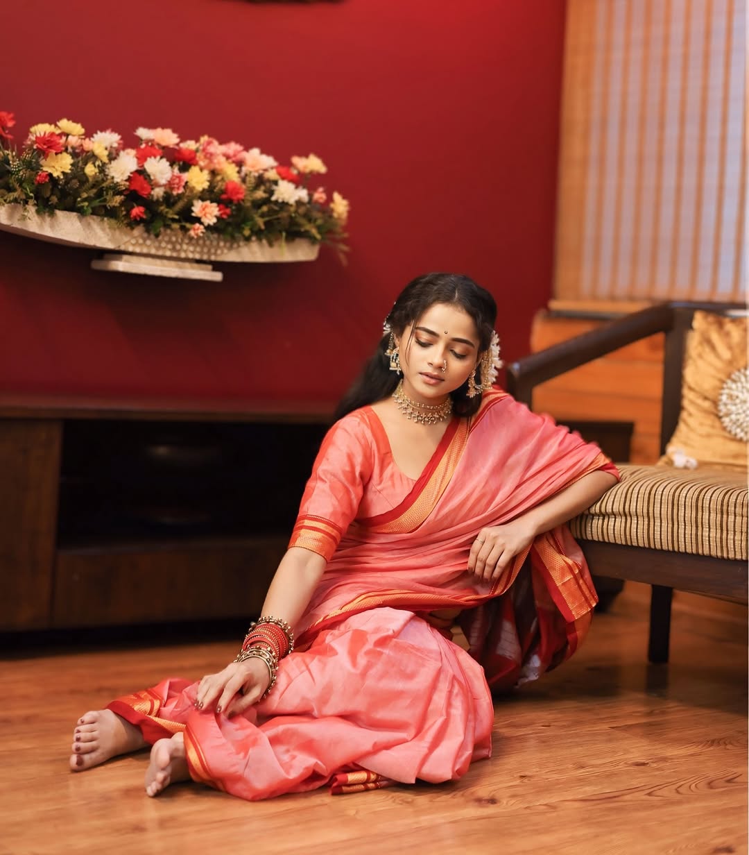 Shivali Parab Irkal Saree Photoshoot