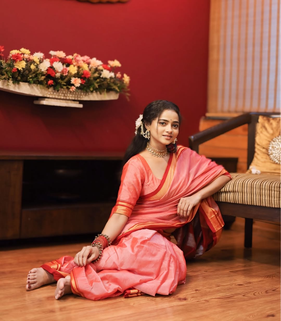Shivali Parab Irkal Saree Photoshoot