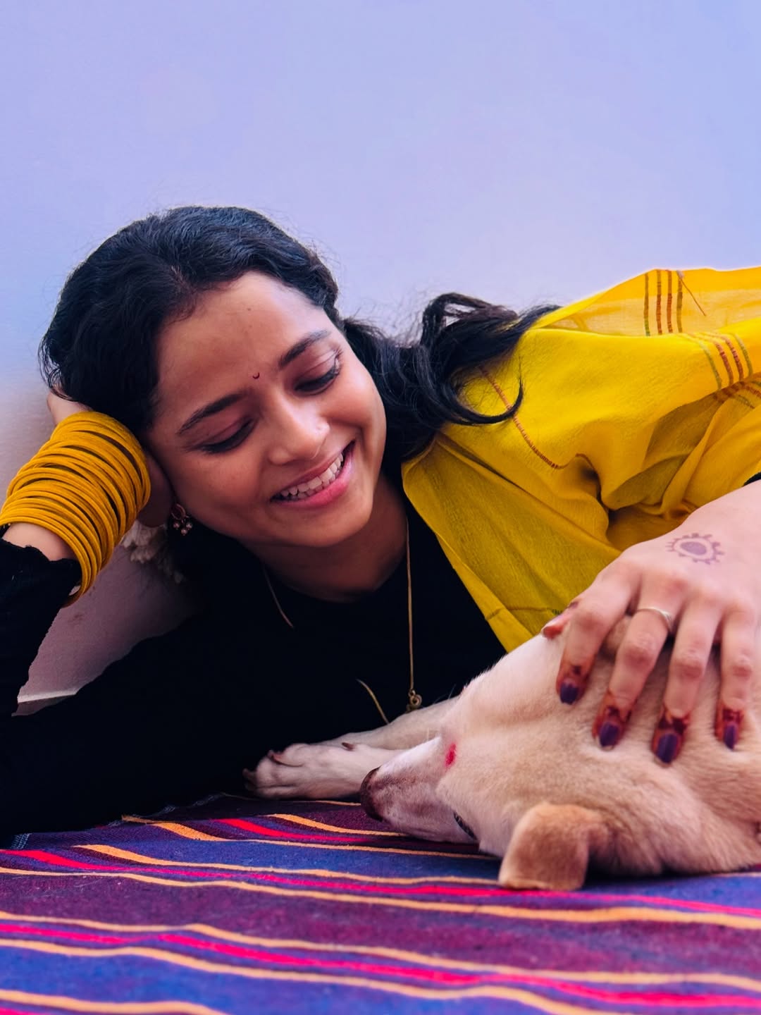 Shivali parab with dogs