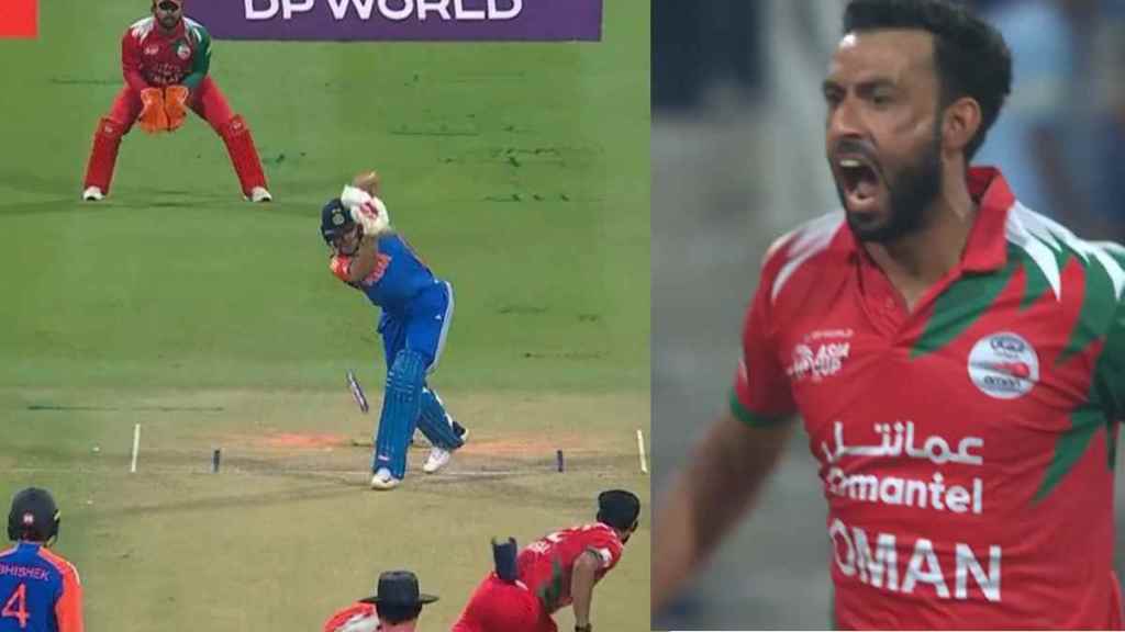 Shubman Gill Clean Bowled on Faisal Shah Dream Ball IND vs OMAN