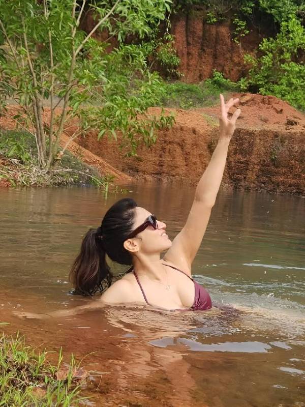 Smita gondkar bikini look reel videos