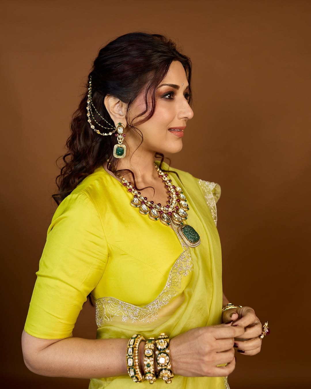 Sonali Bendre Lehenga Look
