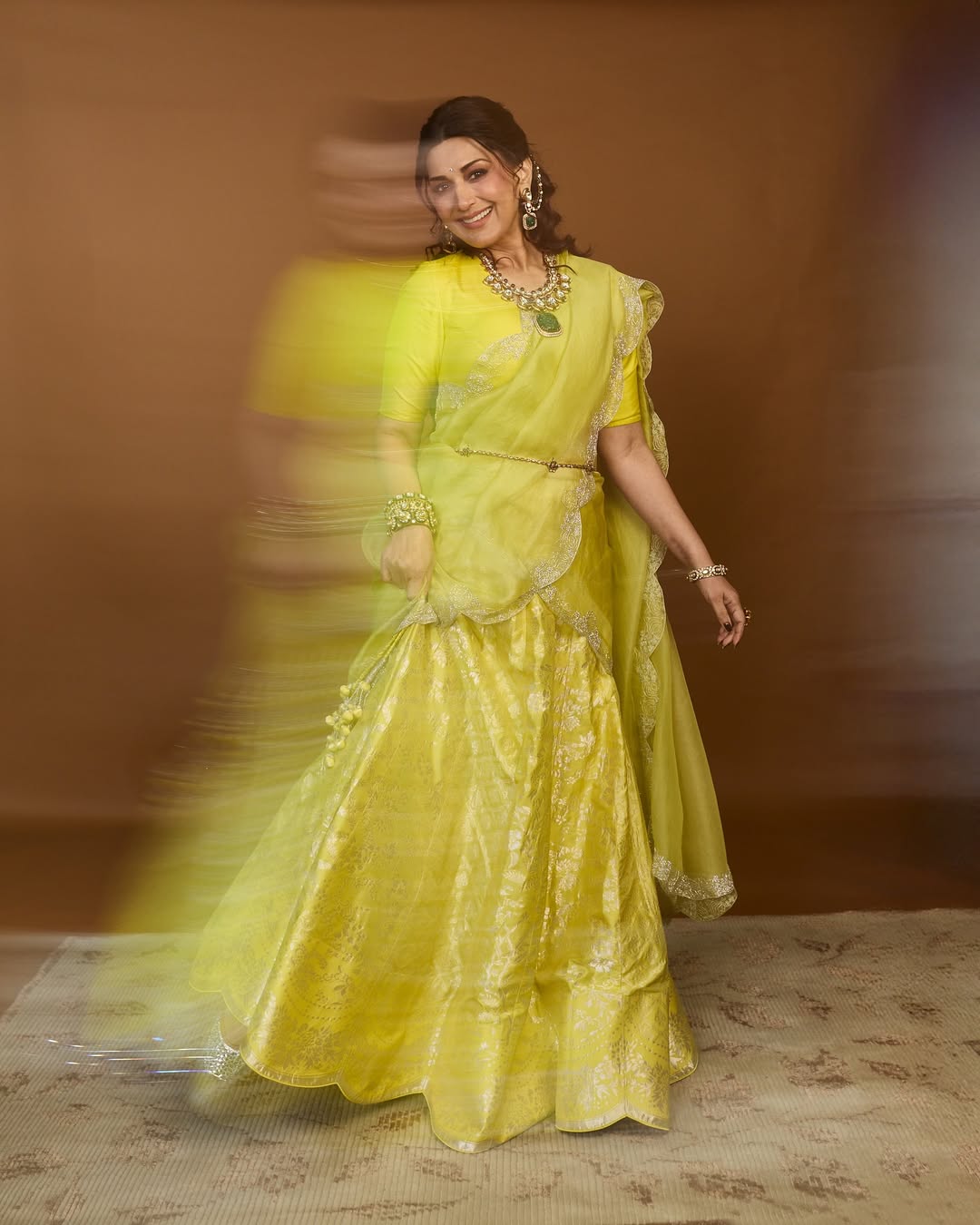 Sonali Bendre Lehenga Look
