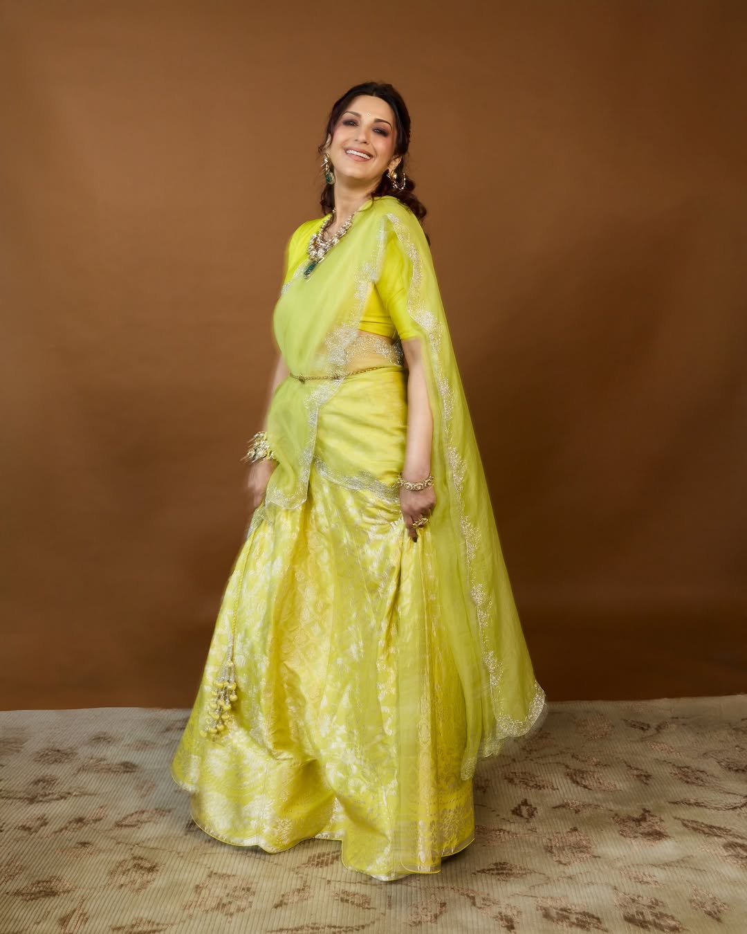 Sonali Bendre Lehenga Look