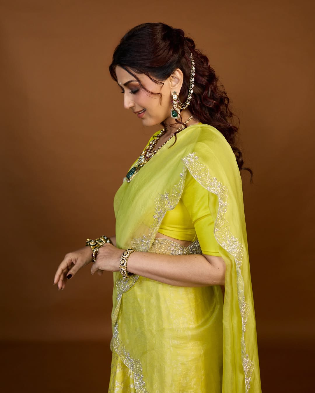 Sonali Bendre Lehenga Look