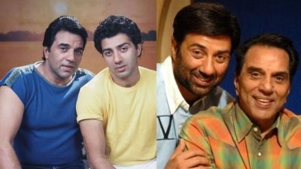 Sunny Deol and Dharmendra
