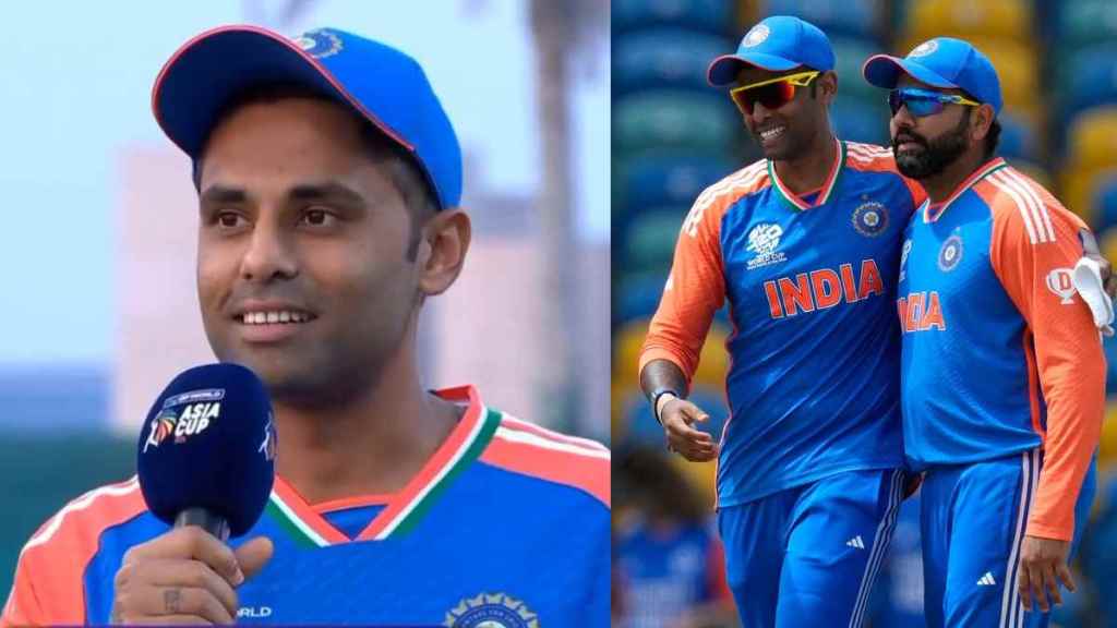 Suryakumar Yadav Reminds Rohit Sharma In IND vs OMAN Toss as He Forgot India Playing 11 Changes
