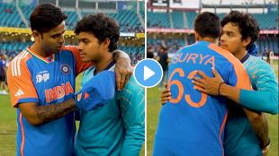 Suryakumar Yadav with Dunith Wellalage