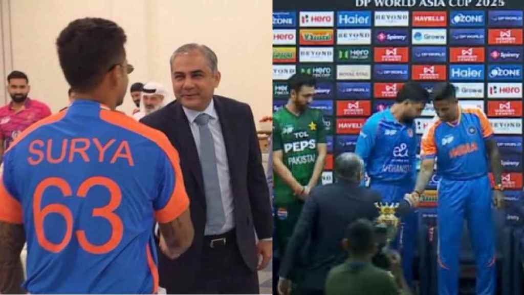 Suryakumar Yadav Trolled After Viral Handshake with Pakistan Mohsin Naqvi