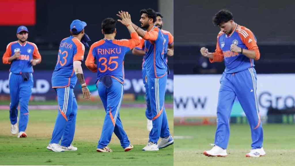 Suryakumar Yadav put his hand on disappointed Kuldeep Shoulder & encouraged