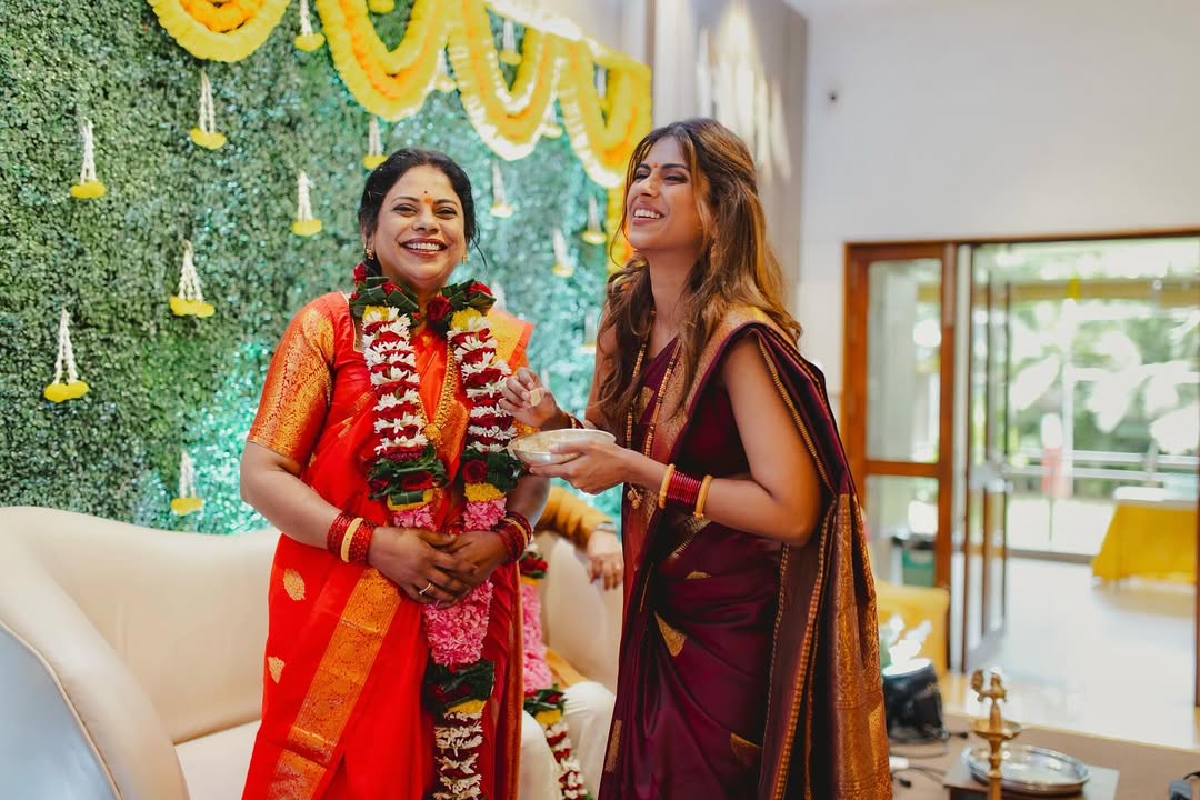 Swarda Thigale Kanjeevaram Saree Look