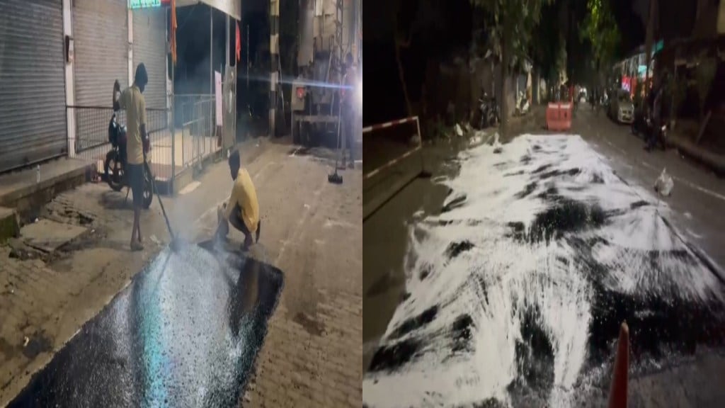 Tata Projects repairs Dombivli roads with asphalt