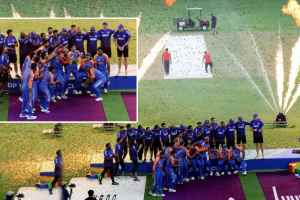 team india celebrates asia cup 2025 victory without trophy suryakumar yadav