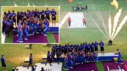 Team India Victory Celebration: याला म्हणतात विजयाचा जल्लोष! टीम इंडियाचं ट्रॉफीशिवाय भन्नाट सेलिब्रेशन; सूर्या दादाची रोहित स्टाईल एन्ट्री, VIDEO व्हायरल