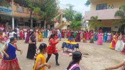 मिरजेतील कन्या महाविद्यालयात रंगला पारंपारिक हादगा