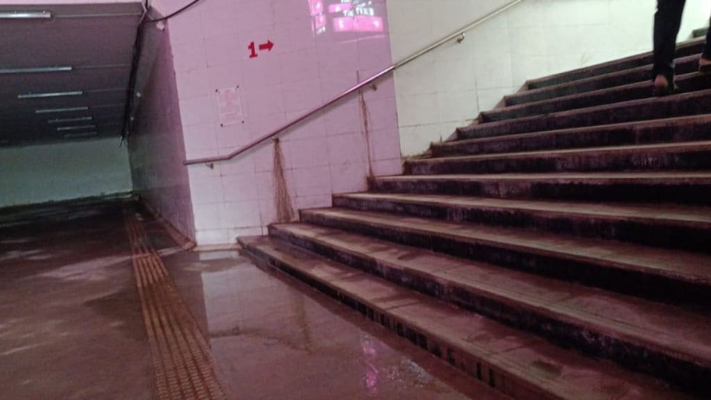 Uran Dronagiri Nhava Sheva stations face cracks waterlogging just months after opening