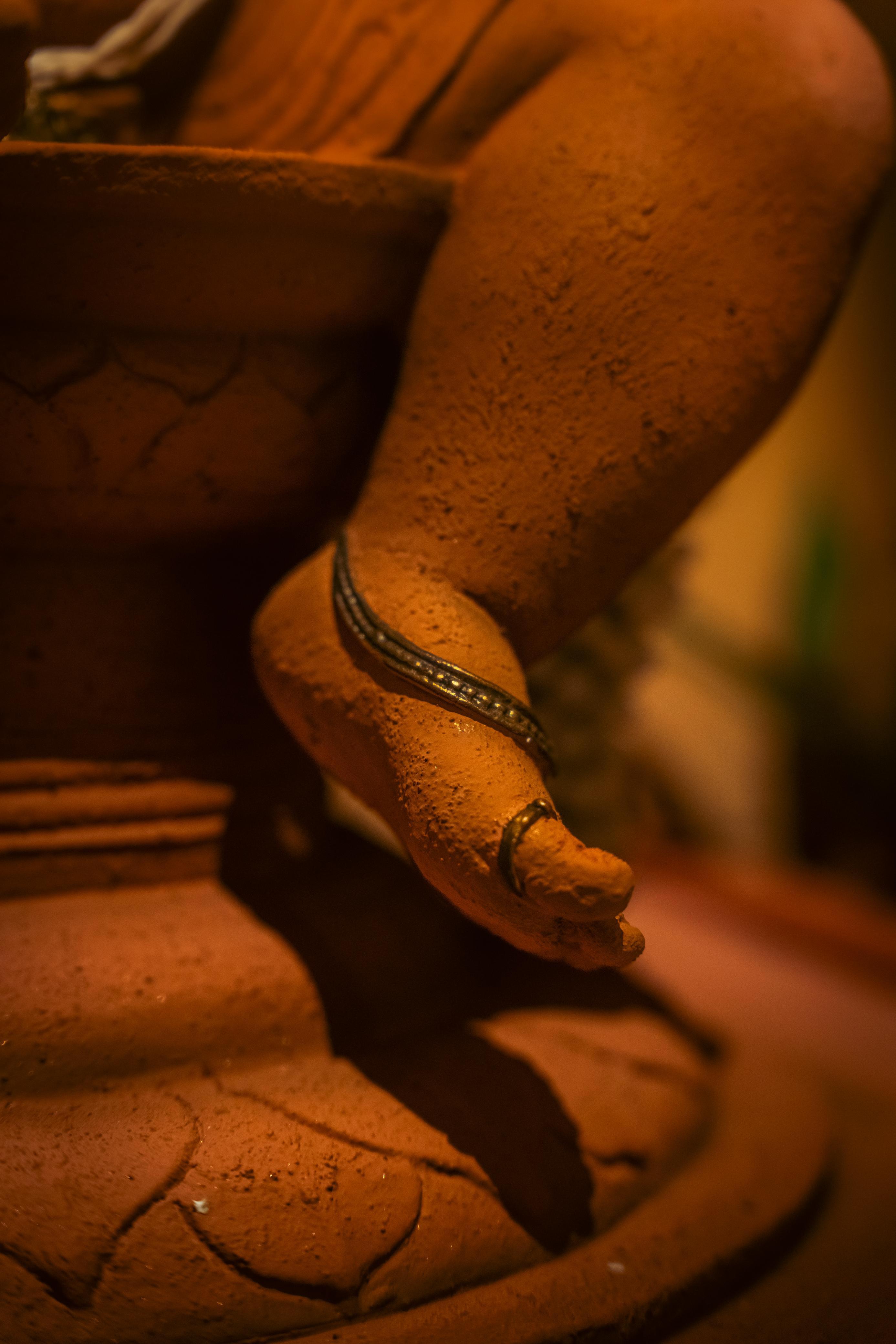 Viral Ganpati Decorations photos, Ancient Temple Theme