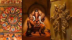 गणेशोत्सवानिमित्त मुंबईकराने घरातच बनवला हिंदू देव-देवतांचं विराट दर्शन घडवणारा अनोखा देखावा, फोटो व्हायरल