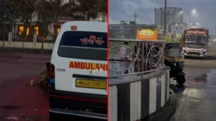 Water from the fountains is used to wash vehicles in virar