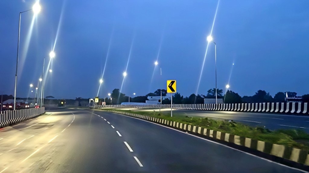 Jalgaon outer bypass highway, Paldhi to Tarsod road, Jalgaon streetlight maintenance, Jalgaon industrial development,