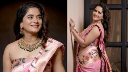 Photos: गुलाबी पैठणी, ऑफ-शोल्डर ब्लाऊज..; भाग्यश्री मोटेचे ‘हे’ फोटो पाहून चाहते झाले घायाळ