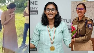 अजित पवारांना भिडणाऱ्या आयपीएस अंजना कृष्णा कोण आहेत?