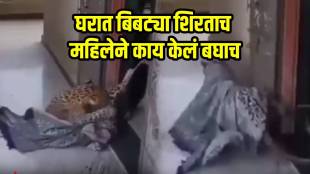 Viral Video Woman Ties Leopard With Rope Inside Home
