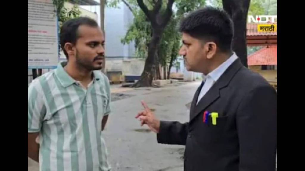 Acquitted Altaf Khan and lawyer Adv. Ganesh Gholap.